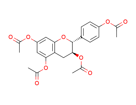 2H-1-Benzopyran-3,5,7-triol, 2-[4-(acetyloxy)phenyl]-3,4-dihydro-, triacetate, (2R,3S)-