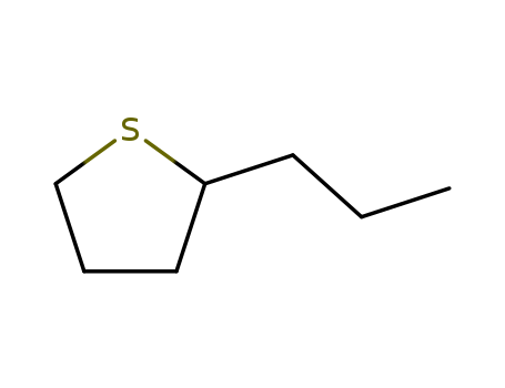 Molecular Structure of 1551-34-4 (Thiophene, tetrahydro-2-propyl-)