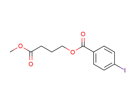 Molecular Structure of 3540-62-3 (<4-(4-Jod-benzoyloxy)-buttersaeure>-methylester)
