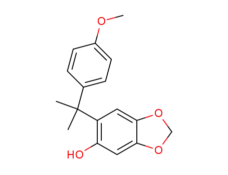 6-<1-(4-methoxyphenyl)-1-methylethyl>-1,3-benzodioxol-5-ol