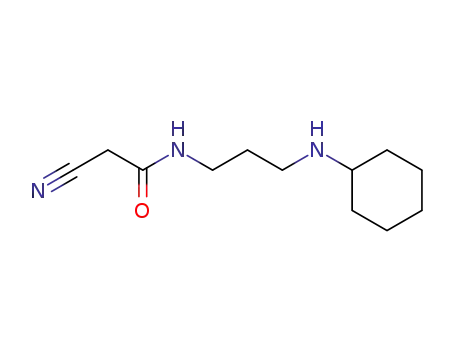 2-cyano-<i>N</i>-(3-cyclohexylamino-propyl)-acetamide