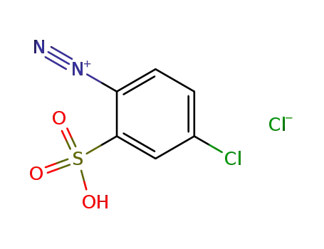 4-chloro-2-sulfobenzenediazonium chloride