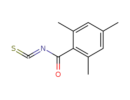Molecular Structure of 32709-74-3 (<2,4,6-Trimethyl-benzoyl>-isothiocyanat)