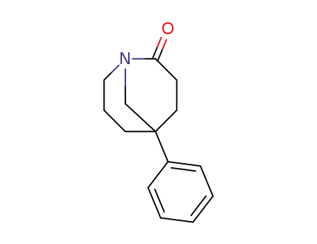 Molecular Structure of 79950-38-2 (1-Azabicyclo[3.3.1]nonan-2-one, 5-phenyl-)