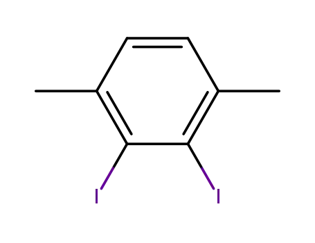 Molecular Structure of 89265-27-0 (Benzene, 2,3-diiodo-1,4-dimethyl-)