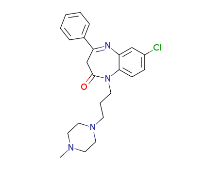 126568-06-7,7-chloro-1-[3-(4-methylpiperazin-1-yl)propyl]-4-phenyl-1,3-dihydro-2H-1,5-benzodiazepin-2-one,