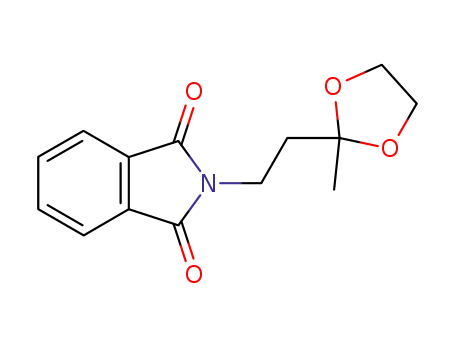 Molecular Structure of 84764-41-0 (1H-Isoindole-1,3(2H)-dione, 2-[2-(2-methyl-1,3-dioxolan-2-yl)ethyl]-)