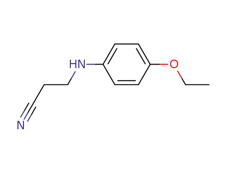 Molecular Structure of 23609-20-3 (cyanoethyl-p-phenetidine)