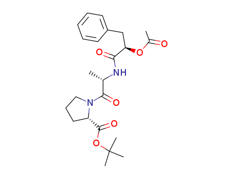 L-Proline, 1-[N-[2-(acetyloxy)-1-oxo-3-phenylpropyl]-L-alanyl]-,  1,1-dimethylethyl ester, (S)-