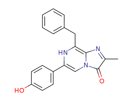 Imidazo[1,2-a]pyrazin-3(7H)-one,
6-(4-hydroxyphenyl)-2-methyl-8-(phenylmethyl)-