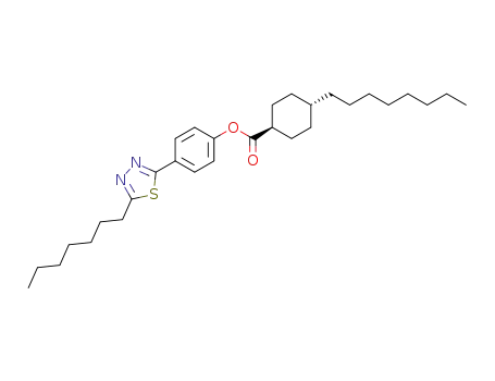 4-Octyl-cyclohexanecarboxylic acid 4-(5-heptyl-[1,3,4]thiadiazol-2-yl)-phenyl ester