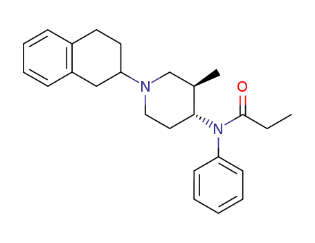 97220-08-1,N-(3-methyl-1-(2-(1,2,3,4-tetrahydro)naphthyl)-4-piperidinyl)-N-phenylpropanamide,N-(3-methyl-1-(2-(1,2,3,4-tetrahydro)naphthyl)-4-piperidinyl)-N-phenylpropanamide