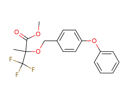 Propanoic acid, 3,3,3-trifluoro-2-methyl-2-[(4-phenoxyphenyl)methoxy]-,
methyl ester