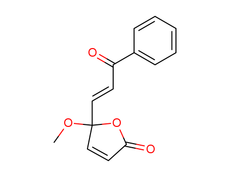 Molecular Structure of 114570-75-1 (2(5H)-Furanone, 5-methoxy-5-(3-oxo-3-phenyl-1-propenyl)-, (E)-)