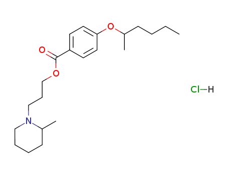 3-(2-methylpiperidin-1-ium-1-yl)propyl 4-hexan-2-yloxybenzoate chloride