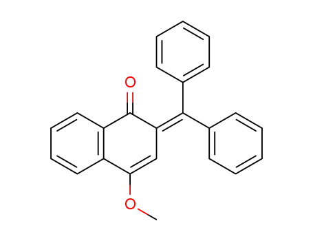 1(2H)-Naphthalenone, 2-(diphenylmethylene)-4-methoxy-