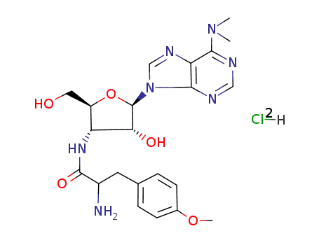 Molecular Structure of 3506-23-8 (PUROMYCIN DIHYDROCHLORIDE)