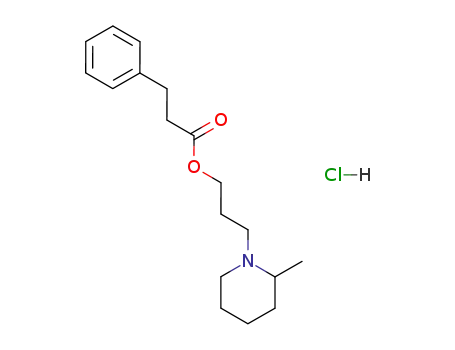 3-Phenylpropionic acid 3-(2-methylpiperidino)propyl ester hydrochloride