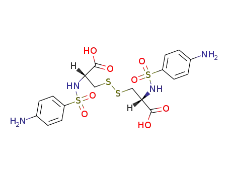 Molecular Structure of 83626-72-6 (L-Cystine, N,N-bis[(4-aminophenyl)sulfonyl]-)