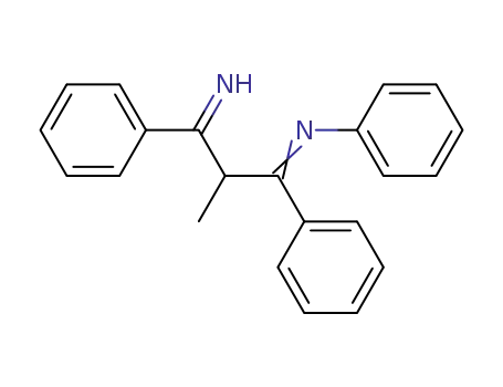 Molecular Structure of 26954-48-3 (Benzenamine, N-(3-imino-2-methyl-1,3-diphenylpropylidene)-)