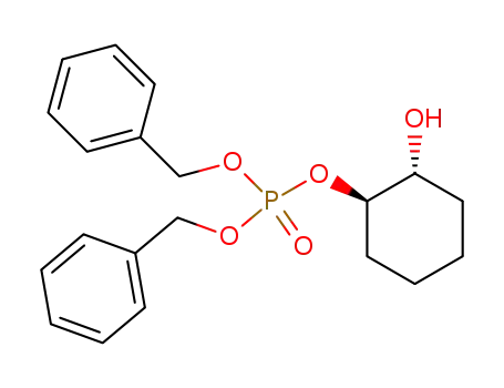 (+/-)-phosphoric acid-(<i>trans</i>-2-hydroxy-cyclohexyl ester)-dibenzyl ester