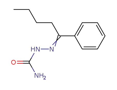 Molecular Structure of 3030-96-4 ((2E)-2-(1-phenylpentylidene)hydrazinecarboxamide)