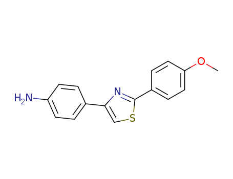 4-(2-(4-METHOXYPHENYL)THIAZOL-4-YL)BENZENAMINE(54883-29-3)
