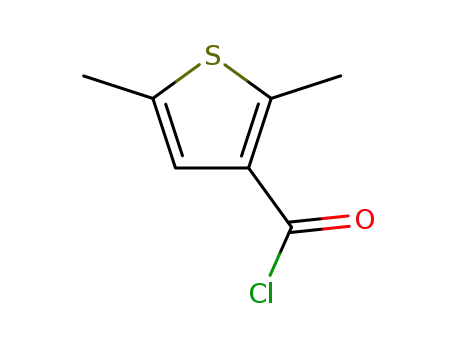 Molecular Structure of 57248-13-2 (2,5-DIMETHYLTHIOPHENE-3-CARBONYL CHLORIDE)
