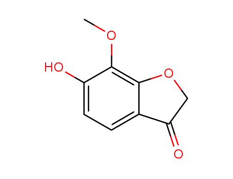 3(2H)-Benzofuranone, 6-hydroxy-7-methoxy-