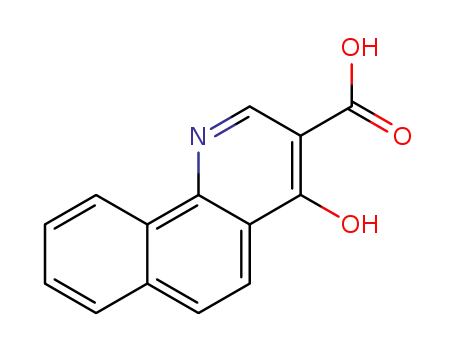 Molecular Structure of 35957-14-3 (4-HYDROXY-BENZO[H]QUINOLINE-3-CARBOXYLIC ACID)