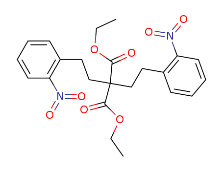 5345-24-4,diethyl bis[2-(2-nitrophenyl)ethyl]propanedioate,