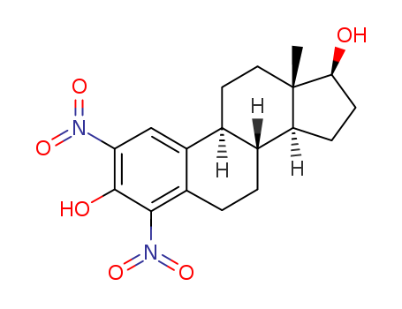 Estra-1,3,5(10)-triene-3,17-diol,2,4-dinitro-, (17b)- (9CI) cas  20823-11-4