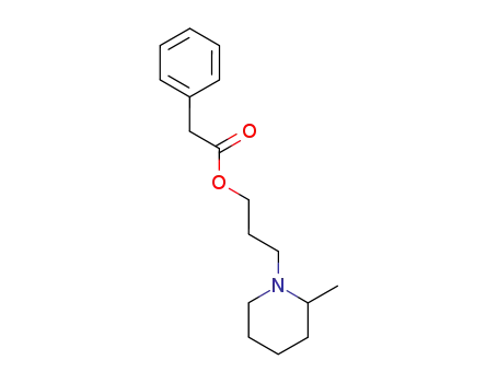 Phenylacetic acid 3-(2-methylpiperidino)propyl ester