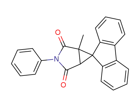 1-methyl-3-phenyl-spiro[3-aza-bicyclo[3.1.0]hexane-6,9'-fluorene]-2,4-dione