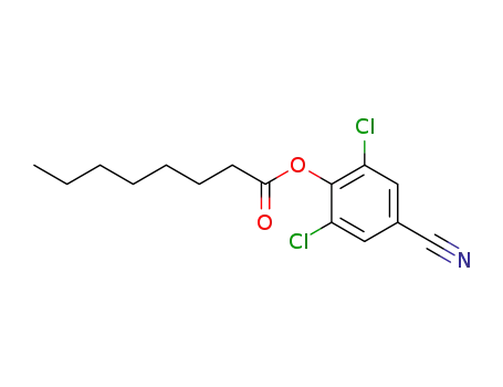 Molecular Structure of 1689-98-1 (2,6-dichloro-4-cyanophenyl octanoate)