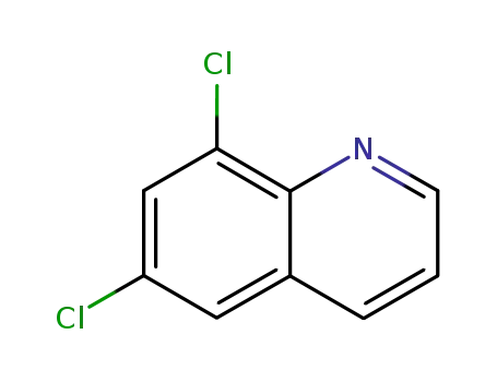 Molecular Structure of 703-66-2 (6,8-DICHLOROQUINOLINE)