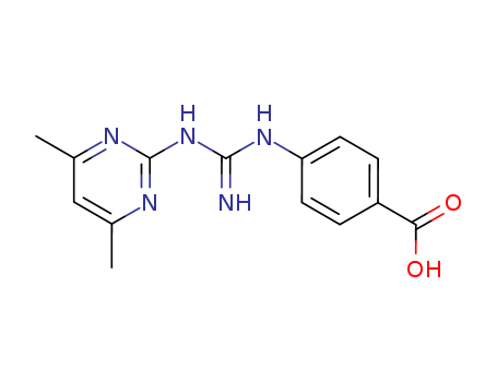 4-[ N '-(4,6-Dimethyl-pyrimidin-2-yl)-guanidino]-benzoic acid