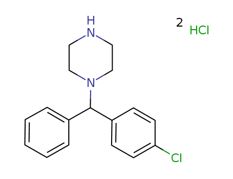 1-((4-Chlorophenyl)benzyl)piperazinium chloride