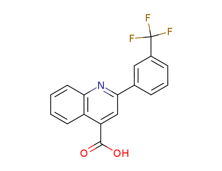 4-Quinolinecarboxylic acid, 2-[3-(trifluoromethyl)phenyl]-