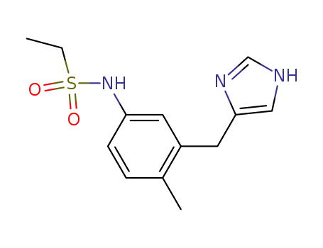 N-[3-(1H-imidazol-4-ylmethyl)-4-methylphenyl]ethanesulfonamide