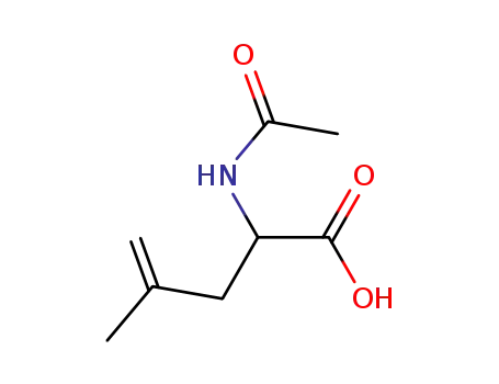 Molecular Structure of 87325-65-3 (N-ACETYL-4,5-DEHYDRO-DL-LEUCINE)