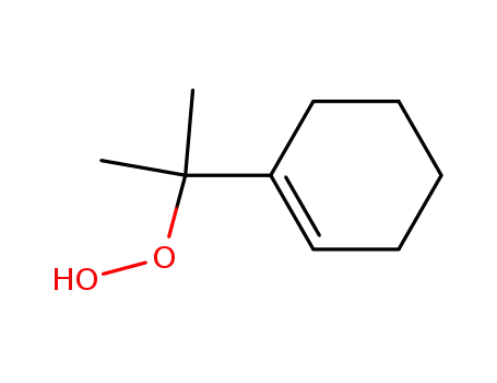 Molecular Structure of 42953-13-9 (1-(1-hydroperoxy-1-methylethyl)cyclohexene)