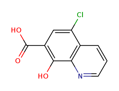 5-chloro-8-hydroxyquinoline-7-carboxylic acid