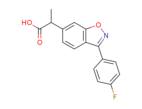 56394-83-3,2-[3-(4-fluorophenyl)-1,2-benzisoxazol-6-yl]propanoic acid,