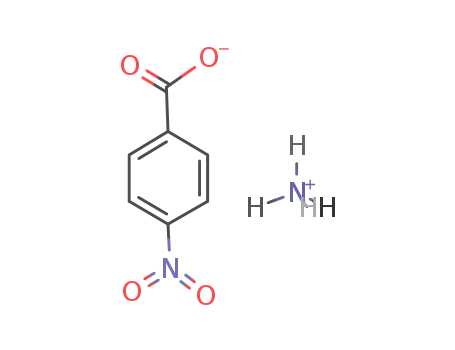Molecular Structure of 19416-70-7 (Ammonium 4-nitrobenzoate dihydrate)