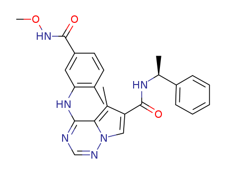 Pyrrolo[2,1-f][1,2,4]triazine-6-carboxamide, 4-[[5-[(methoxyamino)carbonyl]-2-methylphenyl]amino]-5-methyl-N-[(1S)-1-phenylethyl]-