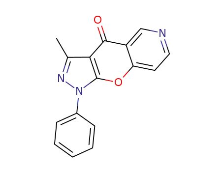 3-methyl-1-phenylpyrazolo[4',3':5,6]pyrano[3,2-c]pyridin-4(1H)-one