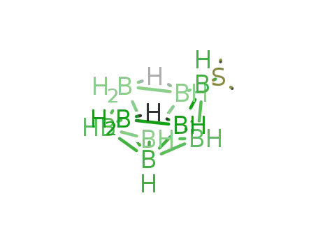 Molecular Structure of 32357-02-1 (dimethyl sulfide-arachno-nonaborane)