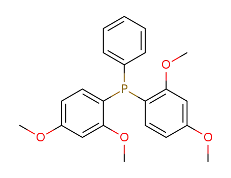 Molecular Structure of 118936-78-0 (Phosphine, bis(2,4-dimethoxyphenyl)phenyl-)