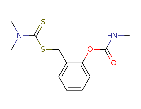 Carbamodithioic acid,dimethyl-, [2-[[(methylamino)carbonyl]oxy]phenyl]methyl ester (9CI) cas  22134-62-9